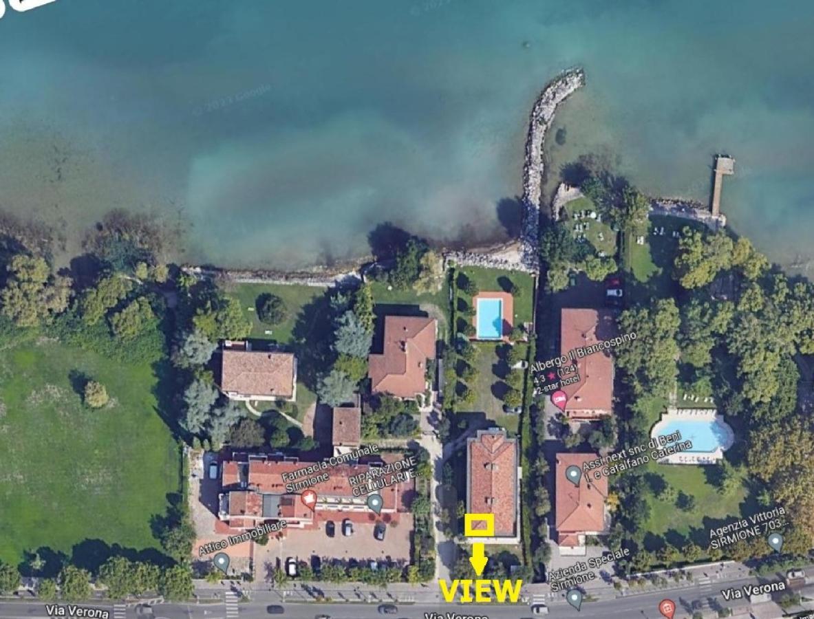 Casa Lugana 15 - Monolocale Con Piscina Fronte Lago Sirmione Buitenkant foto